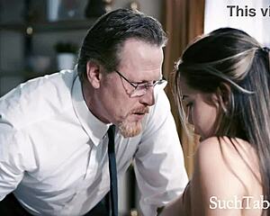 Latina virgin sucks old bishop