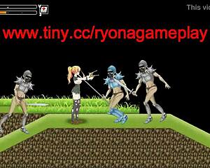 Hentai game features cute blonde girl in military action