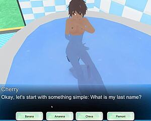 Femdom humiliates slave in university bathroom