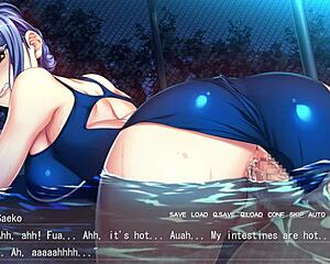 milf housewife bent over doggystyle creampie in anime hentai 😍