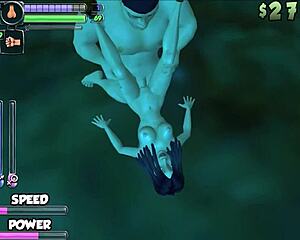 redhead RIDES big tits in COMEDY anal and blowjob HOLIDAY fun