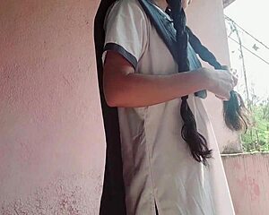 Indian Girl Gets Nailed Hard by Her Tuition Teacher on Ranch