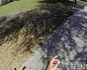 i'm filling scarlett sawyer's face hole with jizz in doggystyle