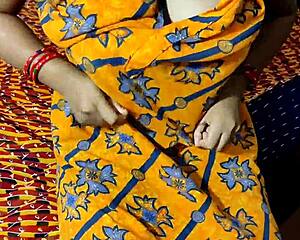 Desi woman engages in close-up intimate roleplay