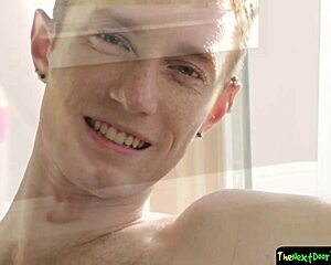 Watch This Twink Tug His Huge Cock In Close-Up Solo Action