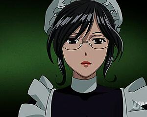 Why does this busty maid breastfeed her boss in uncensored hentai?