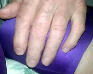 Big spandex bulge gets teased in a tight, tempting solo display