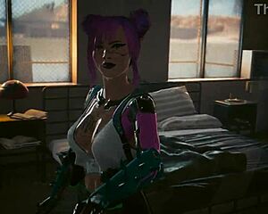 Rita Wheeler's steamy Laguna Bend scene in Cyberpunk 2077