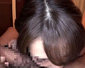 Japanese amateur handjob leads to orgasm