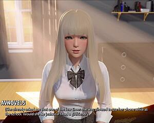 Ripples 2 game features 3d cartoon anime with clothes ripped