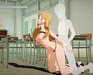 marin from sono bisque doll gets fucked in anime hentai game