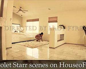 Sultry Twerker Violet Starr in full-fledged erotic experience with Laz Fyre