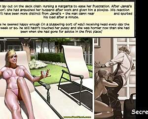 Cheating wife learns orgasm tricks from neighbor in steamy bikini titty fuck