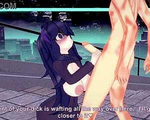 Hex maniac trainer has intense sex in classroom