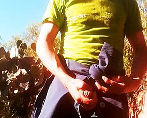 Young Guy Strokes His Hard Cock Alone In Private