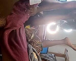 Why is this ebony milf's pussy so creamy after fucking?