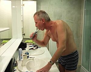 Busty Teen's Perfect Big Tits Bounce as Grandpa Pounds Her Pussy