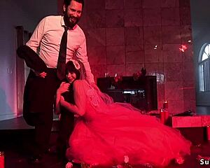 i'm the milf bride getting dp gangbanged hard