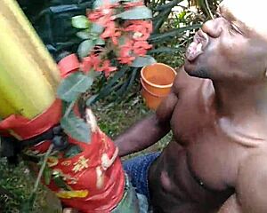 The world's strongest big dick performs on stage.