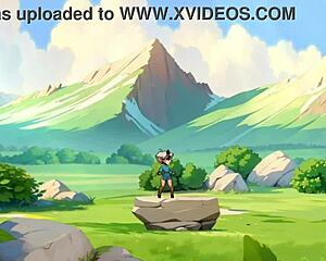 Horny Nature Young Female Orc Face-Sitting a Lucky Boy in Wild Game Review