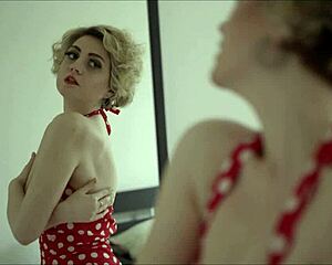 czech babe masturbates on bed