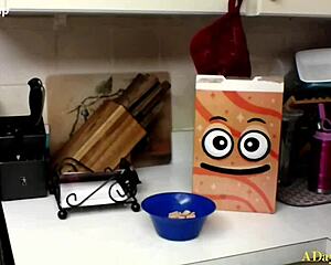 Futanari fantasies cum on cereal in this sneak peek