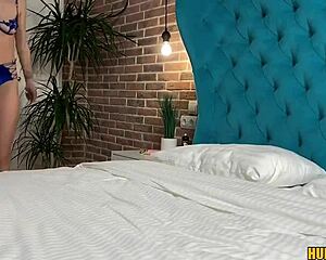 Nancy Ace teases with a hot solo show in her bedroom.