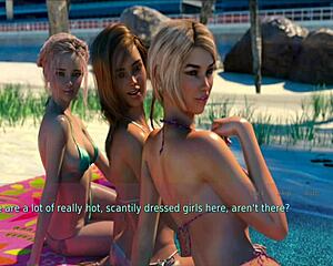 wife and stepmother chat in cartoon 😊