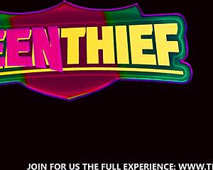 Wild hardcore sex in doggystyle for a petite 18+ shoplifter blonde teen 18+