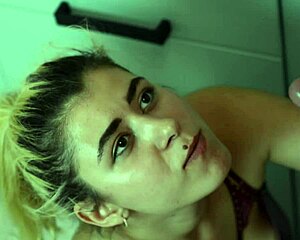 Blonde Teen Gives Intense Blowjob In The Kitchen, Sucking Deeply!