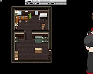 girl lifts shirt flashing tits in class