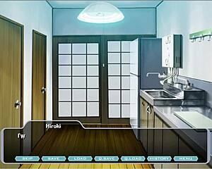 Beautiful anime Shion gets some sleep in Ecchi game