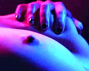 Girlsway nerdy roommates Kendra Spade and Chloe Cherry fake being in a sitcom while banging a friend