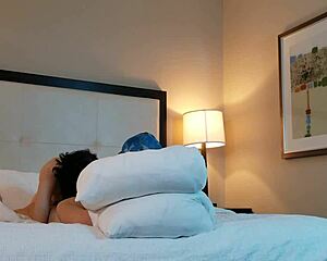 Petite goth sucks cock!