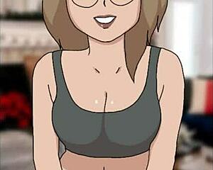 Christmas visitor arrives at the house