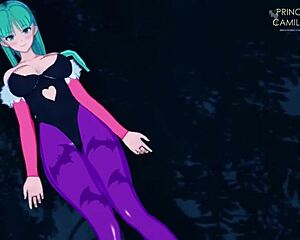 morrigan the horny succubus wants your cum in jerk off instructions on sexvideo12.com