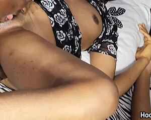 lovely african teen 18+s enjoying good bbcs at home