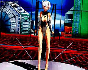 Naked Whore Dances With Exposed Pussy!