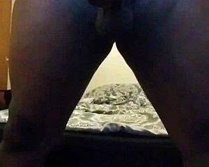 Small black dick gets an explosion of pleasure
