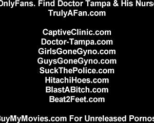 Angel Santana's 2022 gyno exam with nurse Aria Nicole