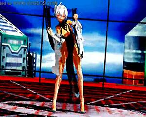 Naked Whore Dances With Exposed Pussy!