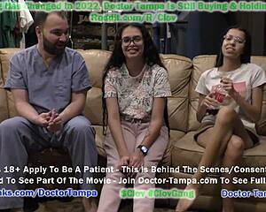 Angel Santana's 2022 gyno exam with nurse Aria Nicole