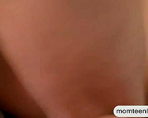 Big juggs milf shares teen slut in hot threesome