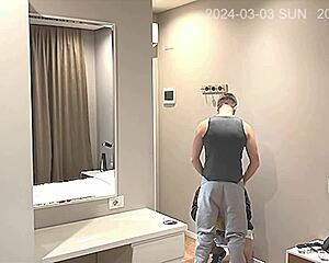 Damn, spy cam caught my chubby girlfriend banging the baywatch guy hard