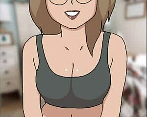 Christmas visitor arrives at the house