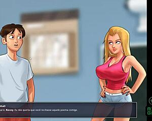 Which one of the girls in Summertime Saga episode 75 has the most beautiful breasts?
