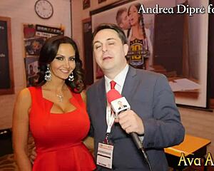Ava Addams Teases with Her Boobs for Andrea Diprè in Sultry Display.