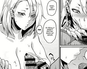 The bitch of a sister of the girl in the hentai is a slut