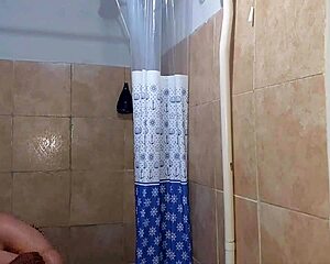 Husband Pounds Hot Shower Babe