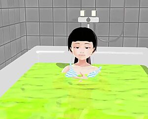 Koko strips fully naked in bath 😍